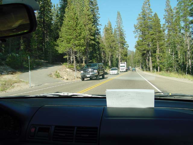 Mountain road in CA Mountain road in CA
