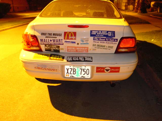 bumper stickers, LA bumper stickers, LA