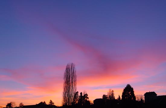 sunset from the roof of triaudes11