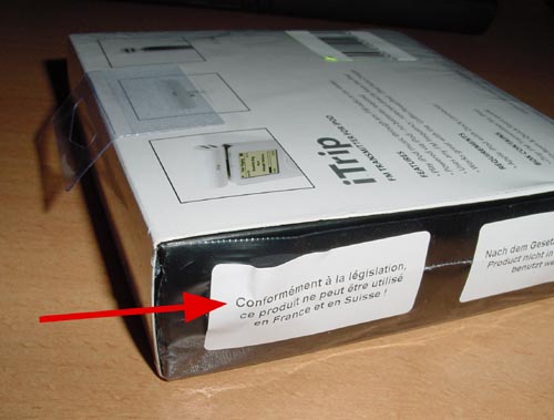 iTrip is forbidden in switzerland… iTrip is forbidden in switzerland…