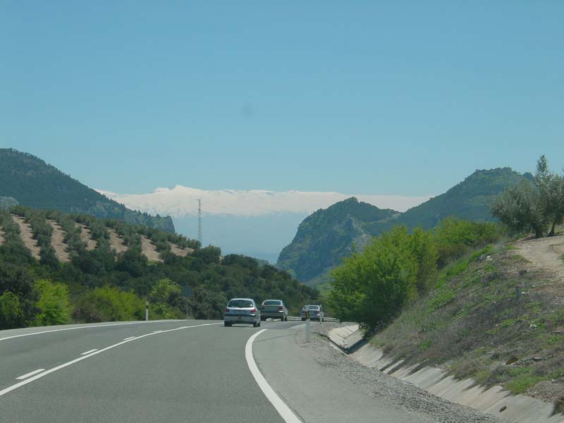 Sierra Nevada sur la route Sierra Nevada sur la route