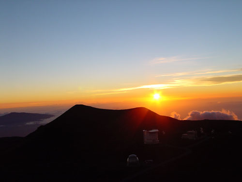 sunset on mauna kea sunset on mauna kea