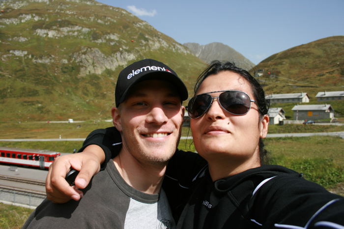 Au sommet de l'Oberalp Au sommet de l'Oberalp