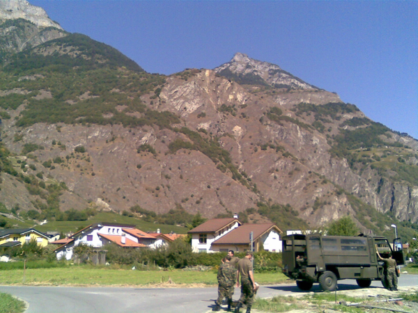 La vue depuis mon emplacement à Fully La vue depuis mon emplacement à Fully