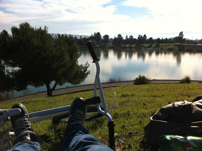 Chilling at Lake Cunningham Park Chilling at Lake Cunningham Park