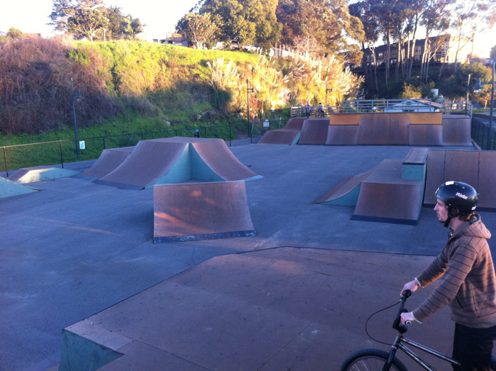 Wooden park in Santa Cruz, 3min from the ocean Wooden park in Santa Cruz, 3min from the ocean