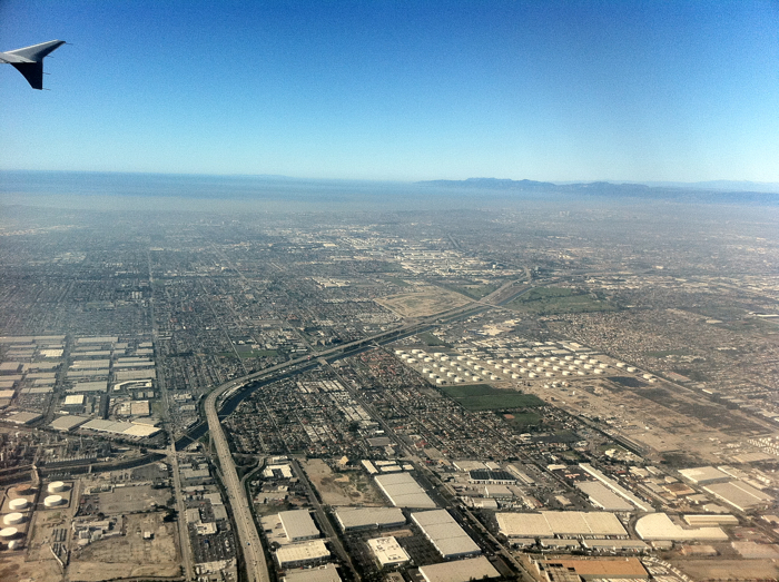 See the smog over L.A.? See the smog over L.A.?