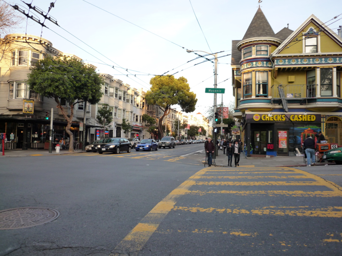 Colorful Haight Street Colorful Haight Street