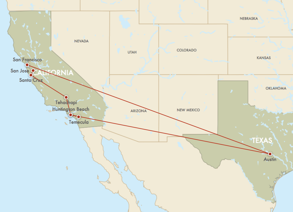 Trip map Trip map