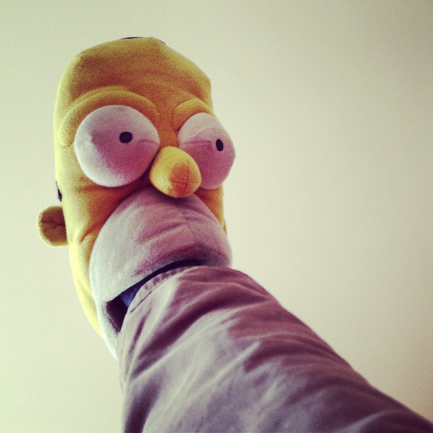 Deep throat Homer
