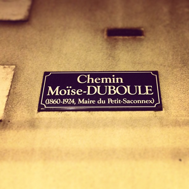 Chemin Moïse DUBOULE