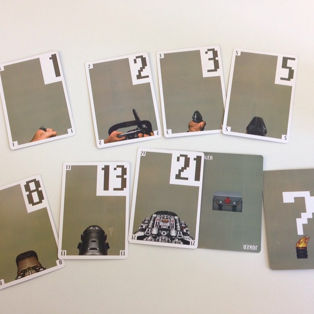 DOOM themed estimation cards • BFG9000 for 21SP ;)
