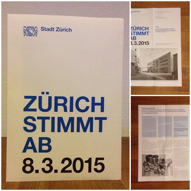 I like the design of Zurich's voting documentation