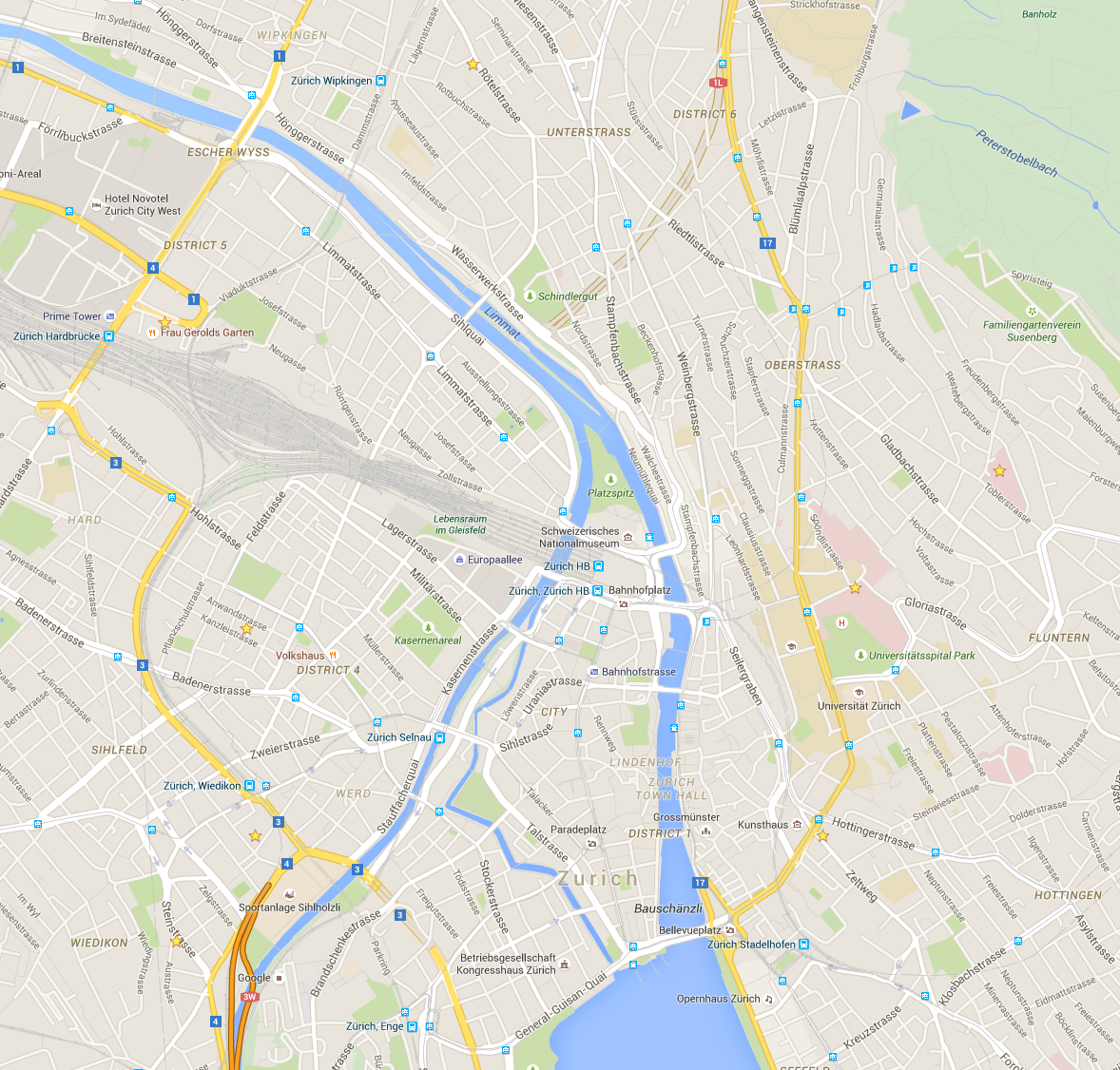 Saved places in Google Maps Saved places in Google Maps