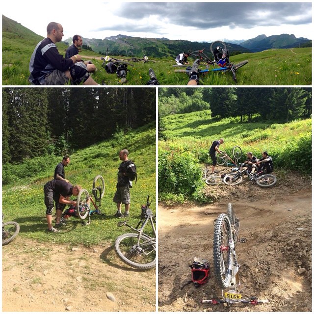crevaisons 1/7, 5/7 et 6/7 pendant la Pass'Portes 2015
