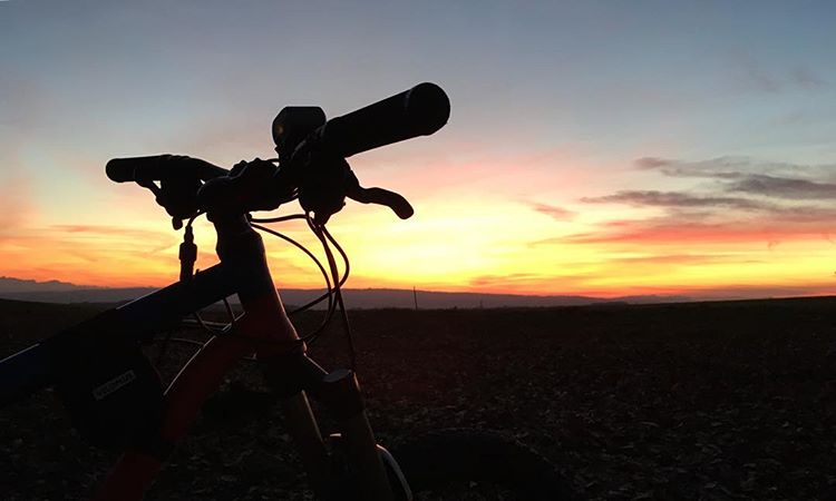 moment romantique avec mon bike, à défaut de mieux