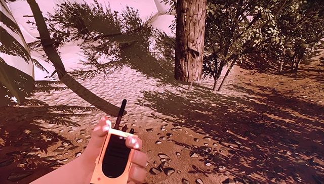 Firewatch even has floating trees!