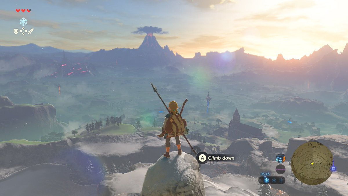 climbing the highest peak accessible