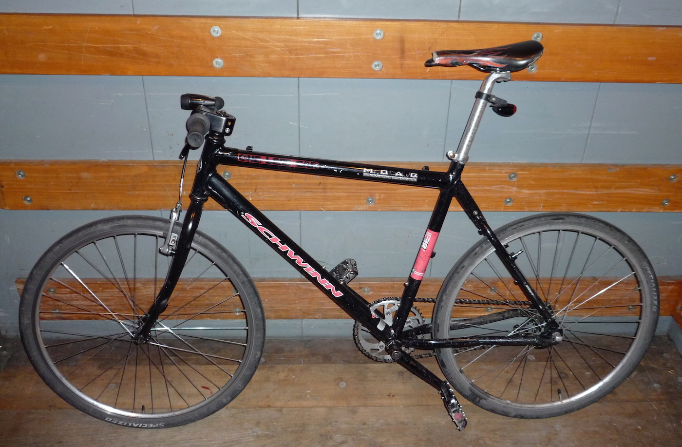 14.11.2008: slimmer fork, huge gear ratio, no more rear brake 14.11.2008: slimmer fork, huge gear ratio, no more rear brake