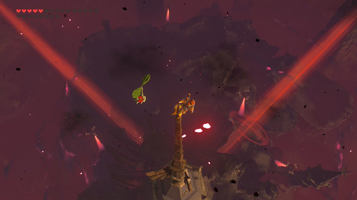 of course there’s a korok seed on top of Hyrule Castle