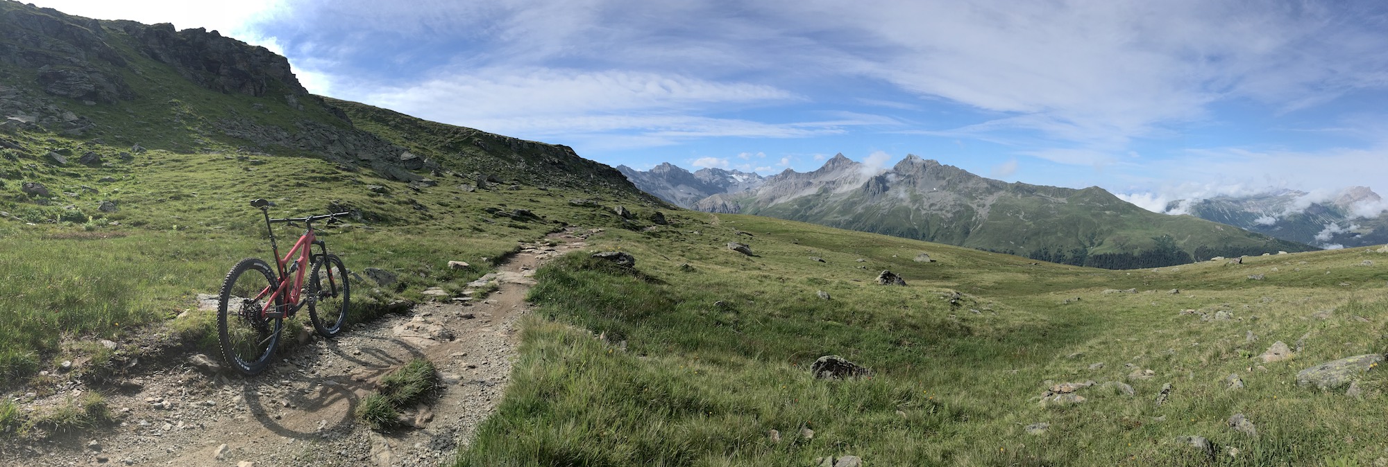 On the Epic Trail with my new bike