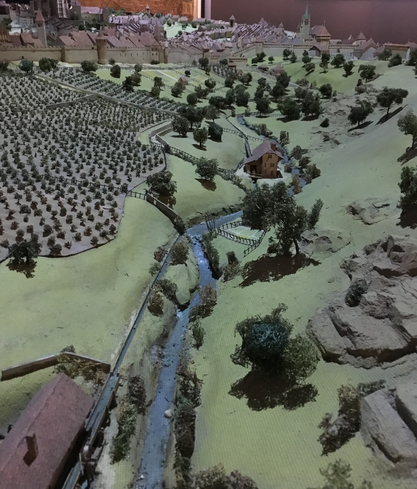 La vallée du Flon, vue vers l’Est La vallée du Flon, vue vers l’Est