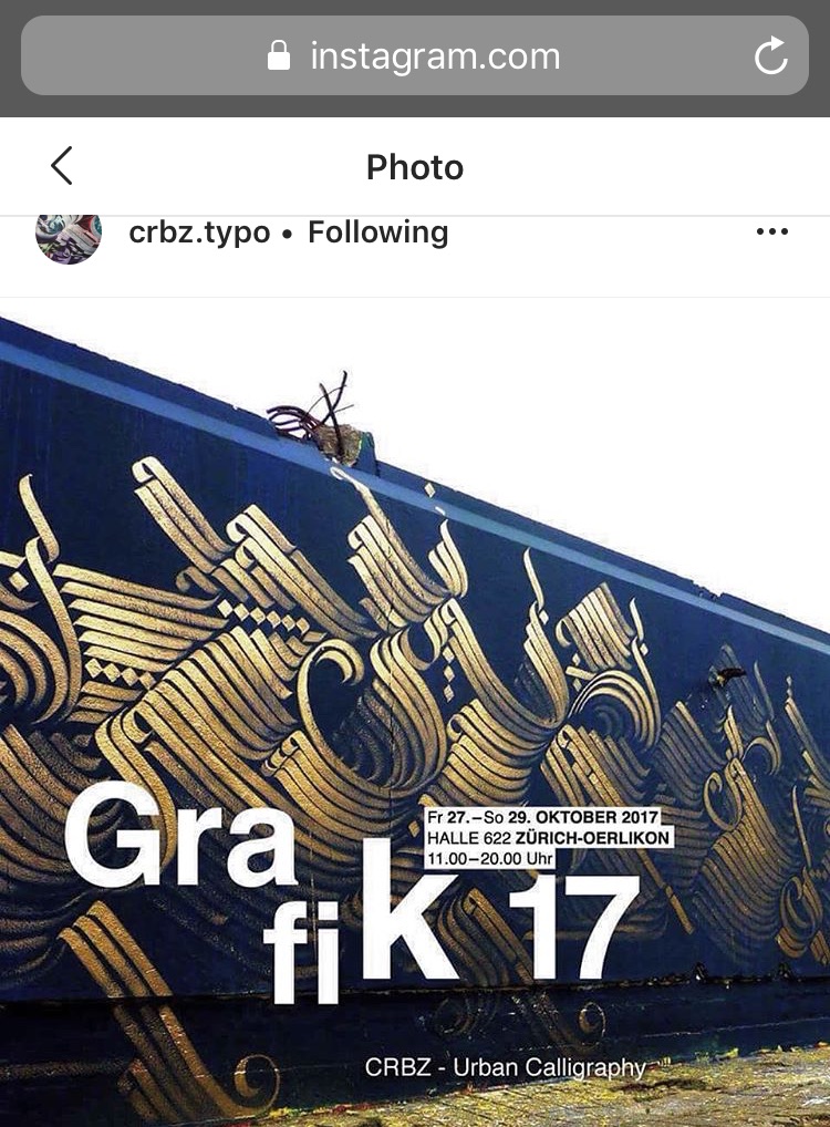 Apparemment crbz était à Grafik 17, expo à laquelle il me semble être allé, mais je ne me rappelle pas avoir vu ses oeuvres…
