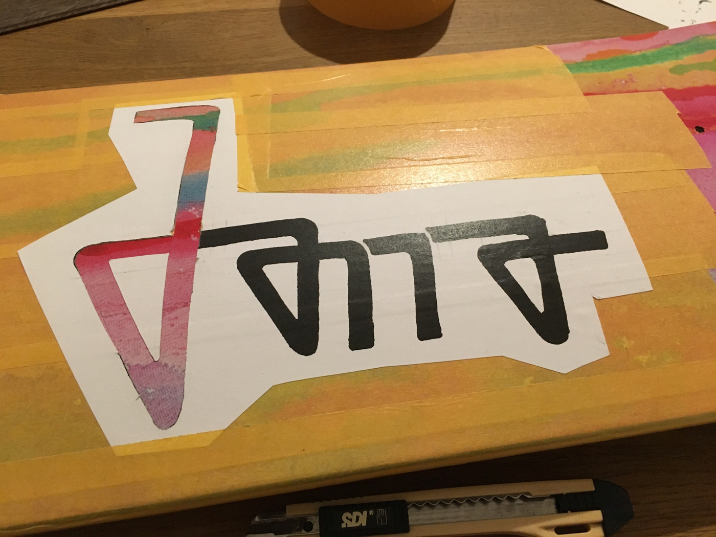 cutting out letters cutting out letters