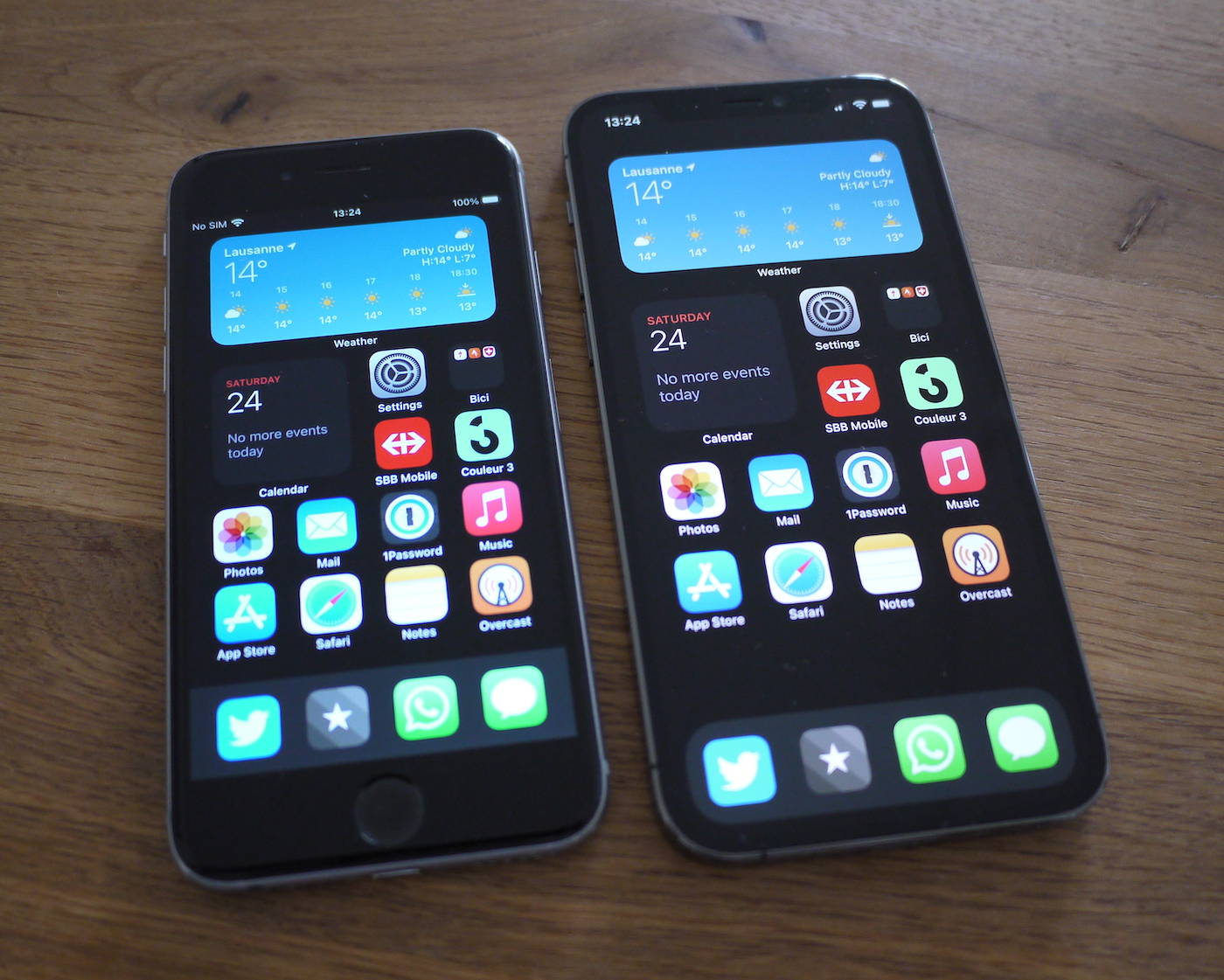 iPhone 6S vs 12 Pro after setup iPhone 6S vs 12 Pro after setup