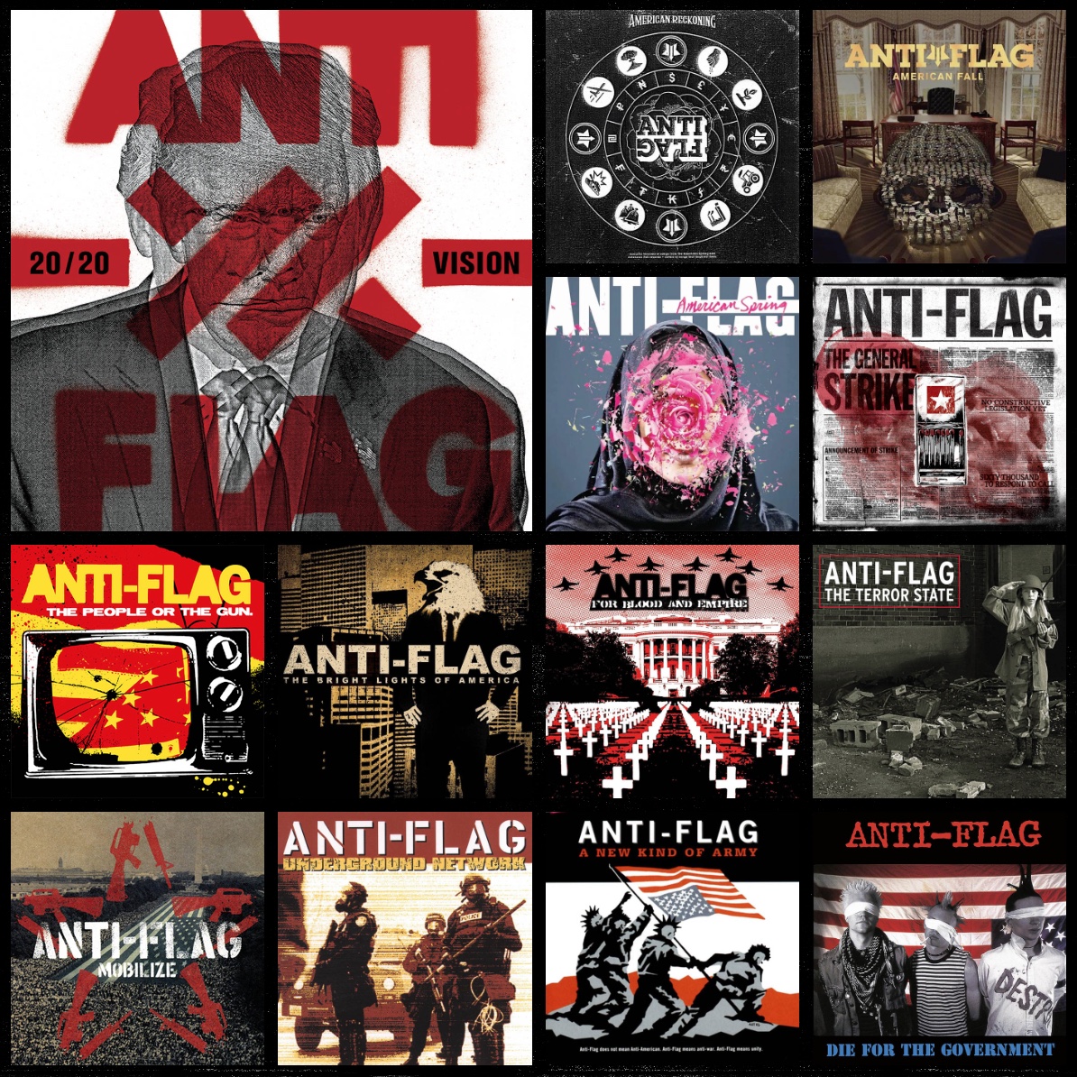 Anti-Flag records from 1996 to 2020 Anti-Flag records from 1996 to 2020