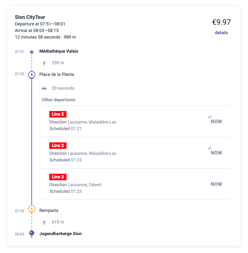 Component to select a quote during booking creation