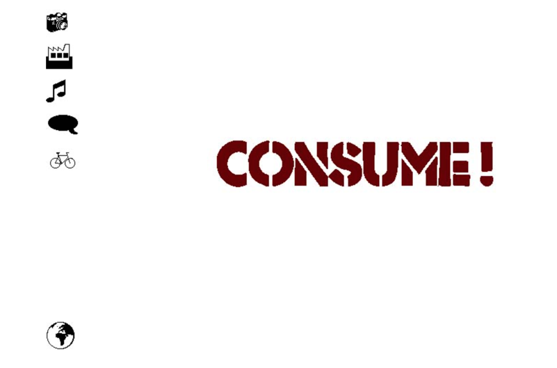 The homepage of the second iteration. Quite the change of tone, from “Welcome” to “Consume!” The homepage of the second iteration. Quite the change of tone, from “Welcome” to “Consume!”
