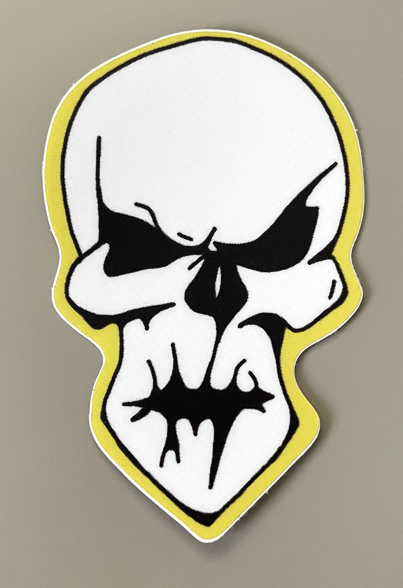 I added some subtle texture to the sticker I added some subtle texture to the sticker